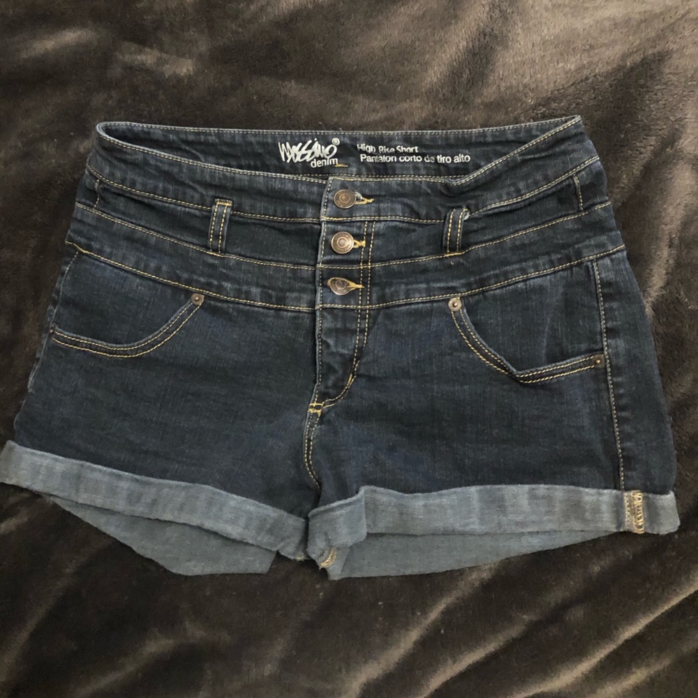 High Waisted Jean Shorts